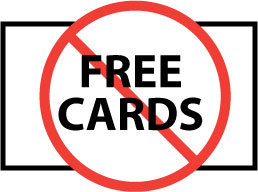 Free business card online is not free.
